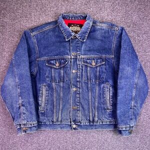 Guide Gear Denim Jacket Mens S Thinsulate Insulated Workwear Trucker Barn Heavy